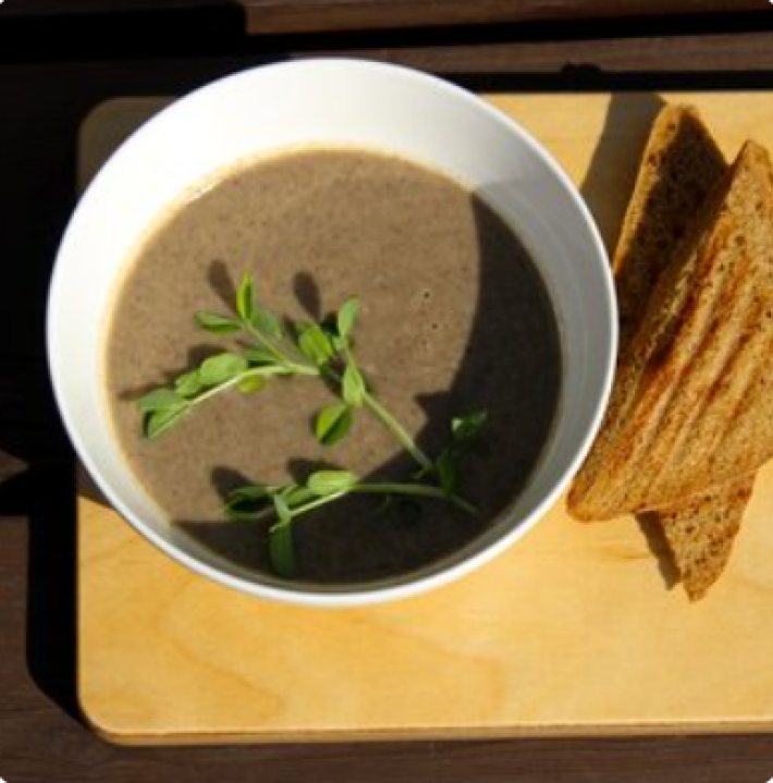 Крем-суп грибной