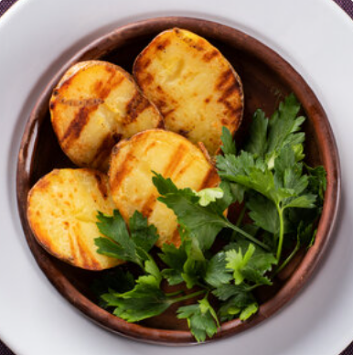 Картофель на мангале