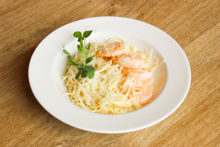 Паста с креветками