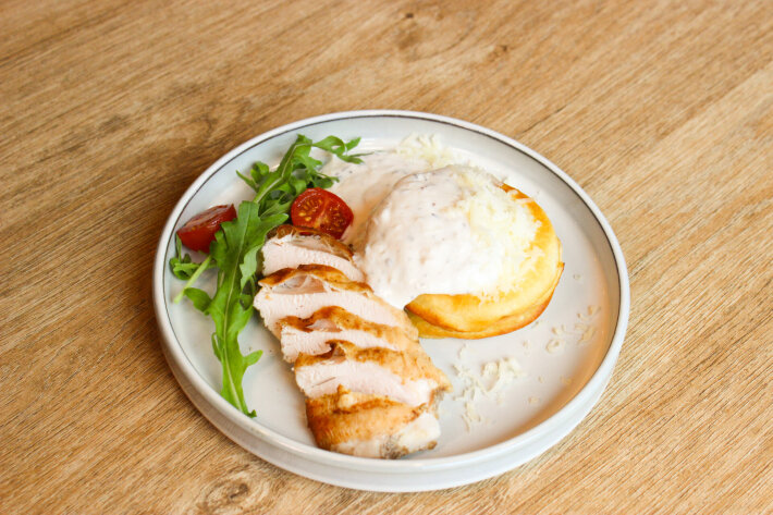 Панкейки «Сливочный цыпленок»