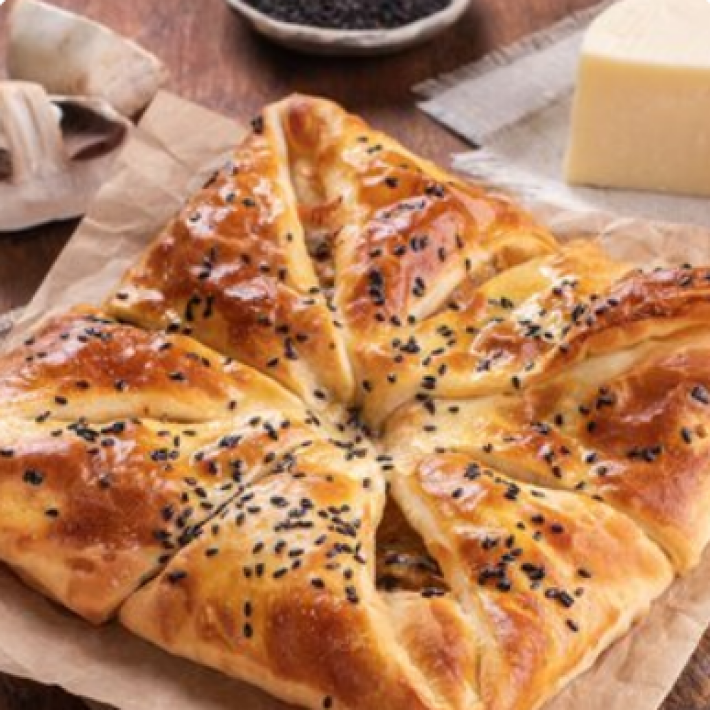 Пеновани с курицей и грибами