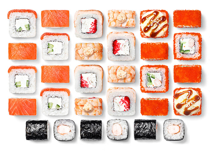 сет Лосось и креветка