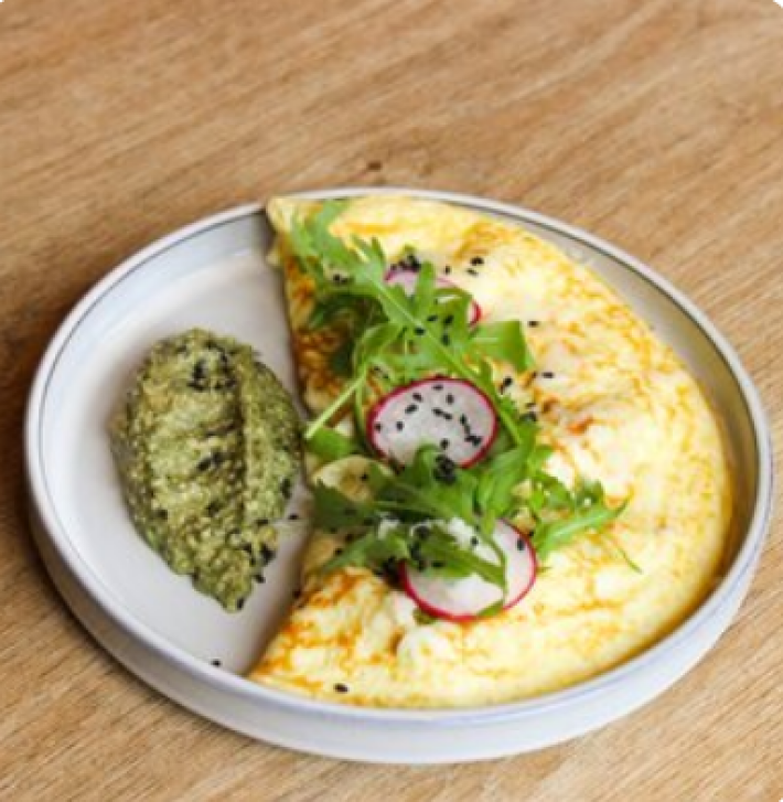 Омлет с овощами