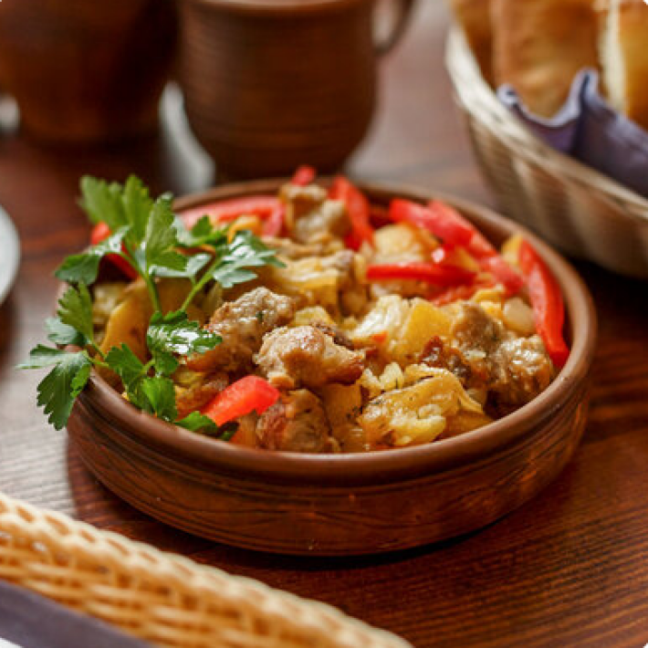 Оджахури со свининой