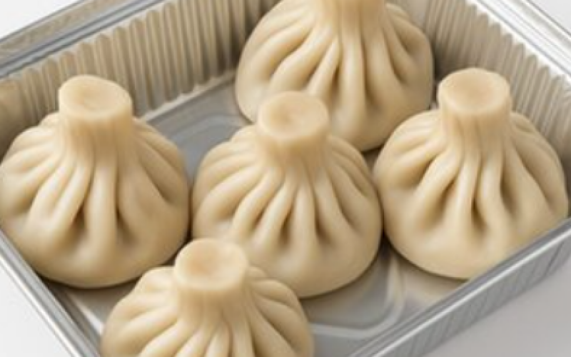 Хинкали с грибами и сыром