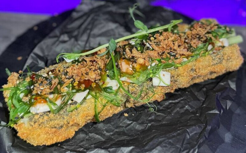 Ролл-дог с копченой курицей
