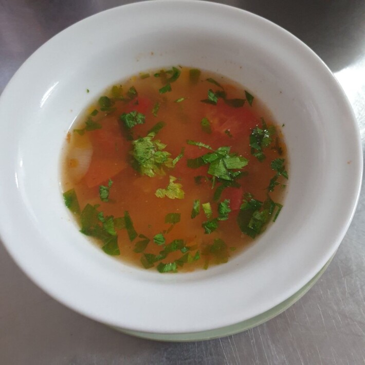 Куриный болгарский суп