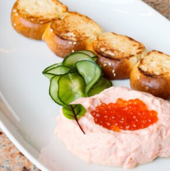 Рийет из подкопченного лосося