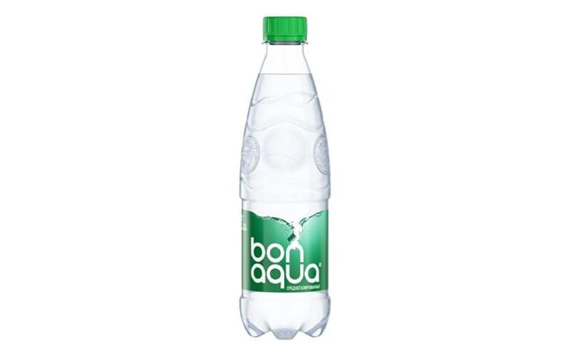Вода «BonAqua» среднегазированная