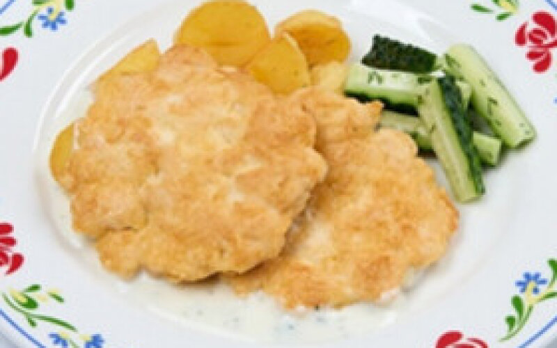 Рубленые куриные котлеты с сыром