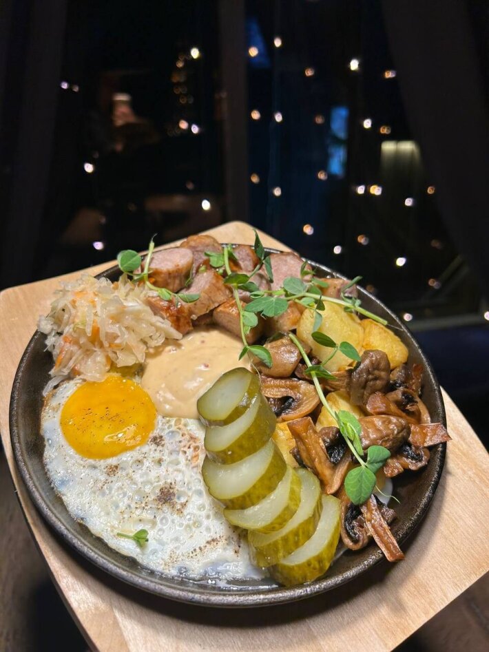 Сковородка «Белорусская с колбасками»