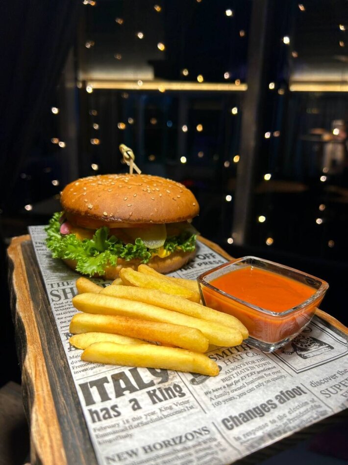 Бургер с птицей