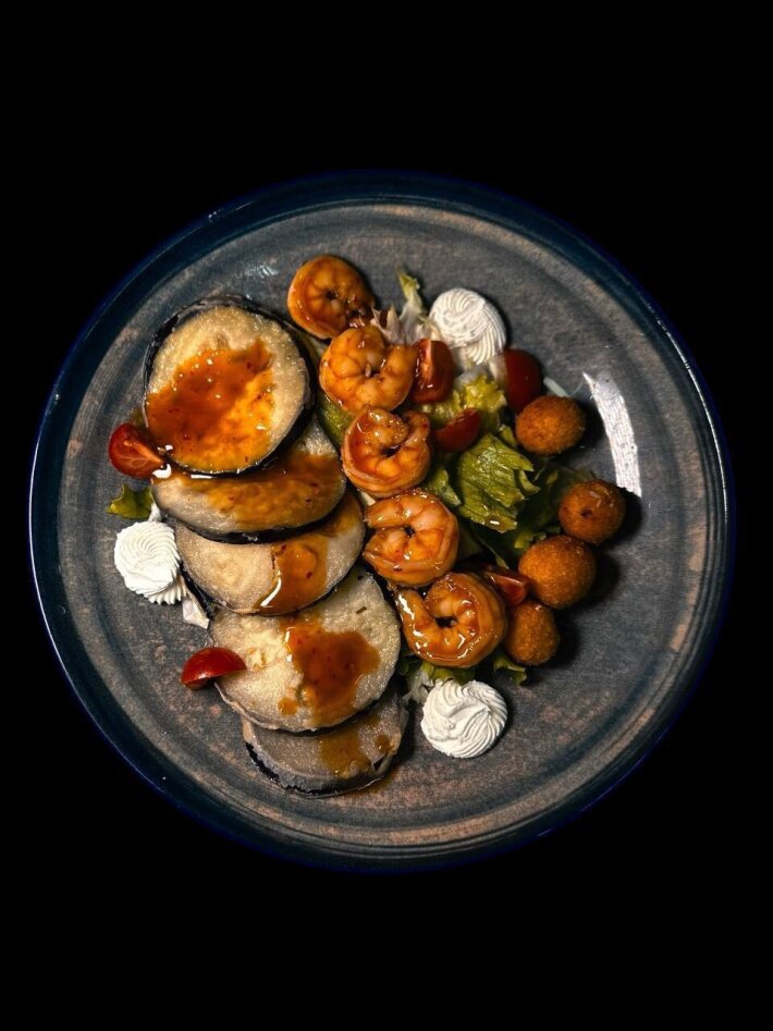 Салат с креветкой «От шефа»