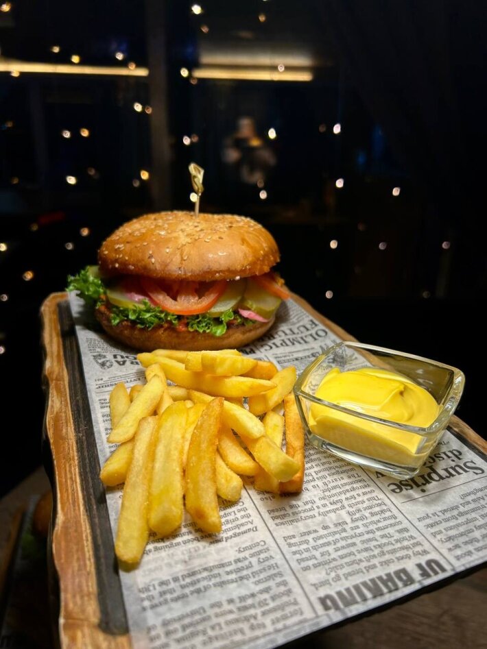 Бургер с говядиной