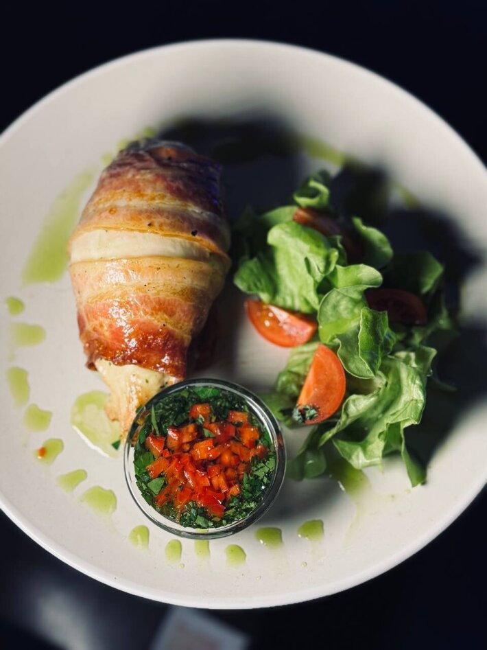 Филе куриное с беконом