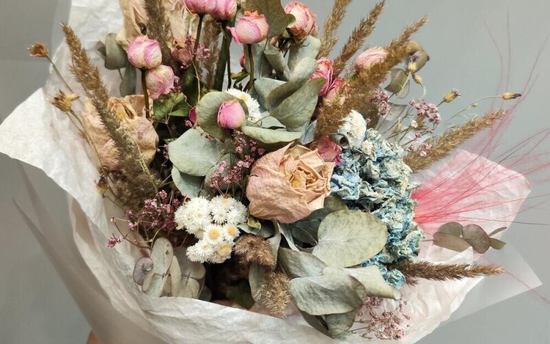Букетик сухоцветов