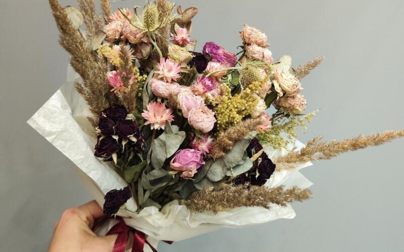 Букет из сухоцветов