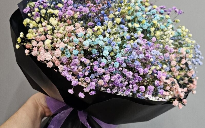 Букет «Цветной взрыв позитива»