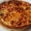 Французский киш с беконом и грибами