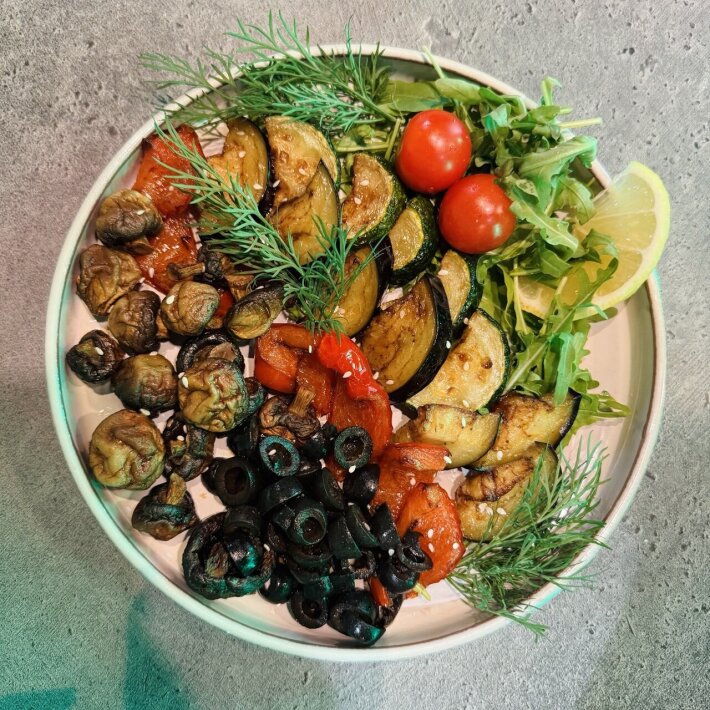 Овощи жареные