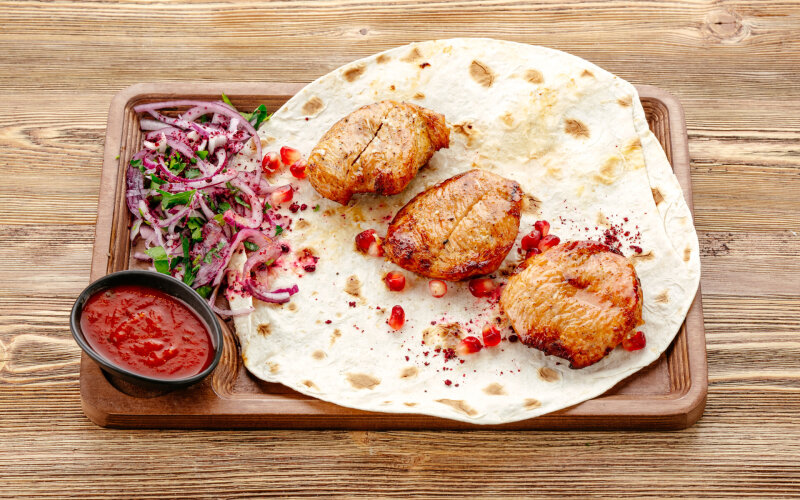 Шашлык из индейки