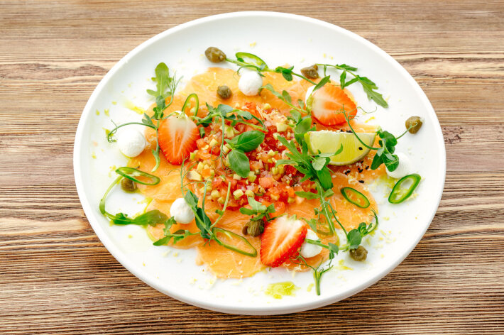 Карпаччо из лосося