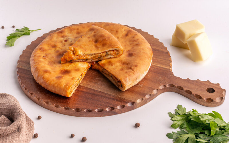 Пирог с картофелем и зеленью