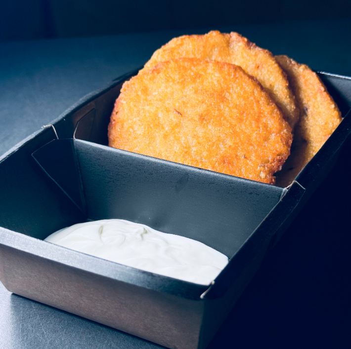 Хашбраун со сметаной