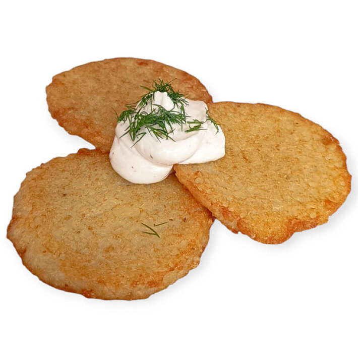 Драники со сметаной