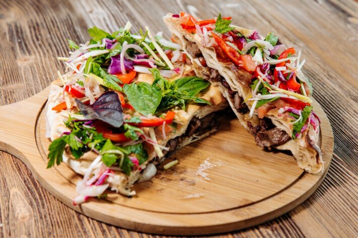 Гузы говурма из баранины