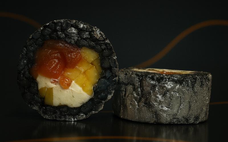 Сильвер ролл с тартаром из угря