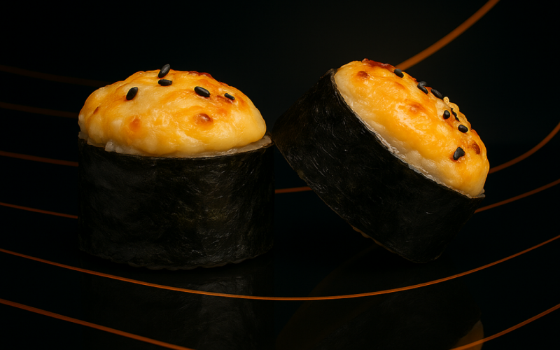 Ролл запеченный с кальмаром