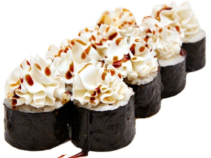 Ролл «Маки сливочный с чукой»