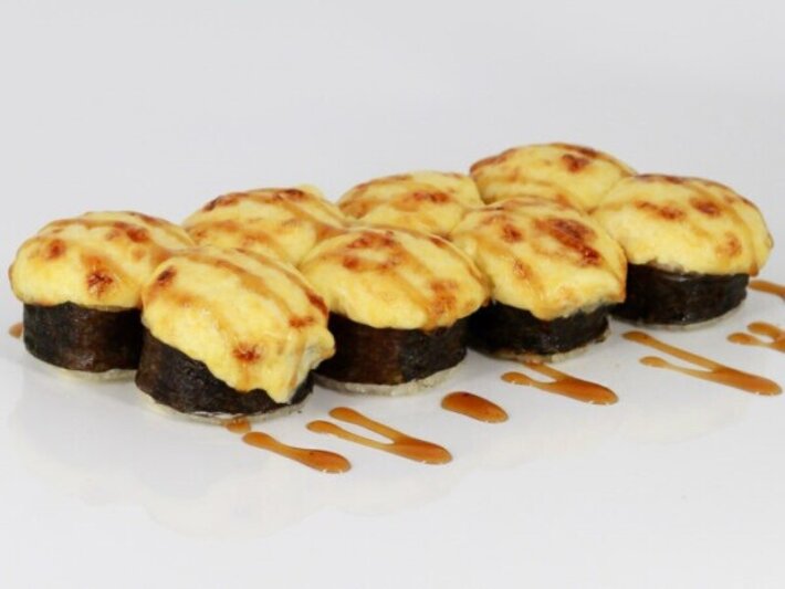 Запечённый ролл «Маки мини с крабом»