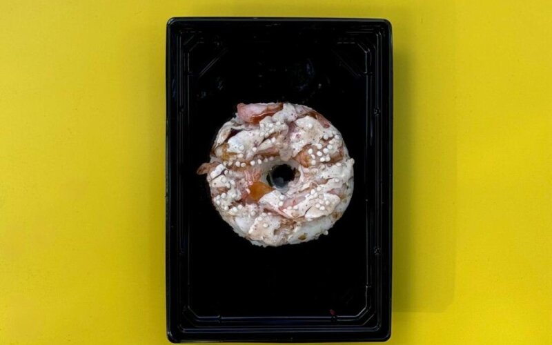 Пончик с креветкой