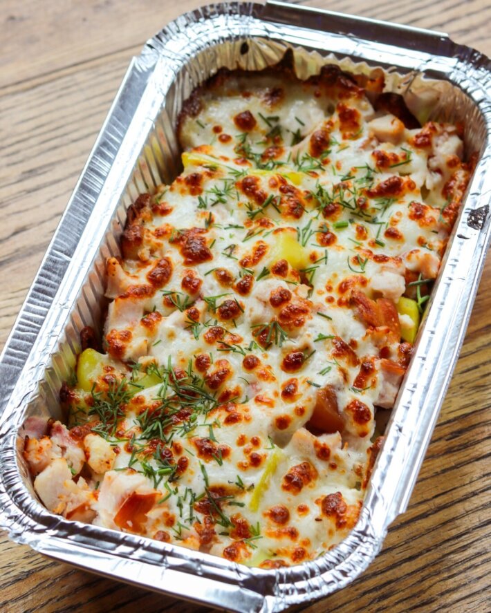 Картофель запечённый с курицей