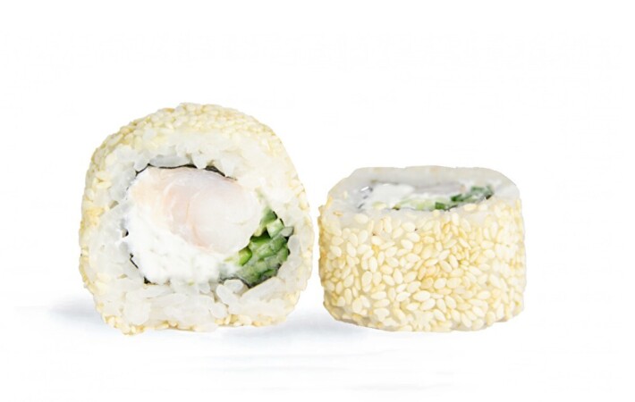 Ролл «Аляска с Королевскими креветками»