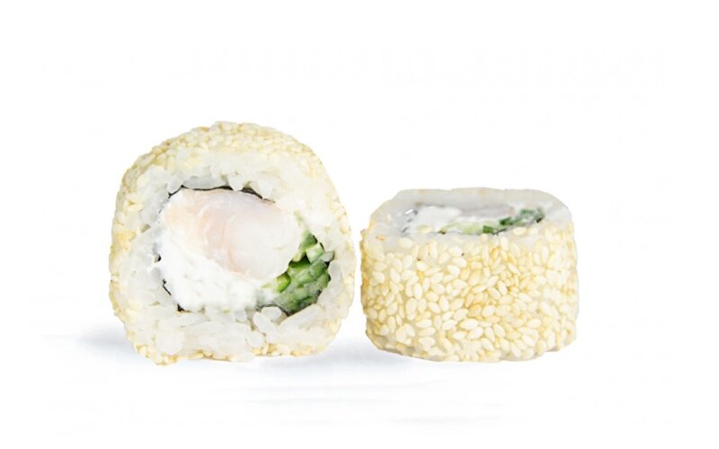 Ролл «Аляска с Королевскими креветками»