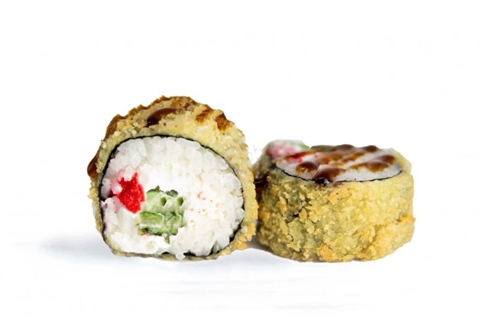 Темпура с крабом и огурцом