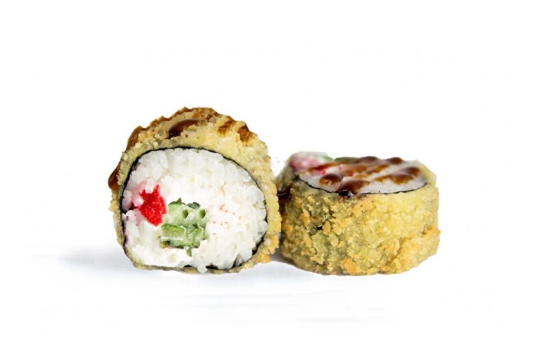 Темпура с крабом и огурцом