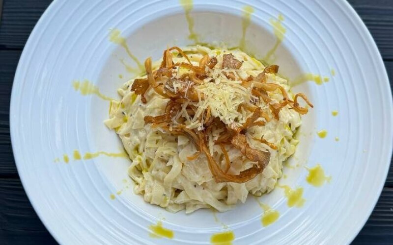 Паста «Орзо с грибами»