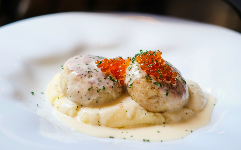 Котлеты из щуки с картофельным пюре