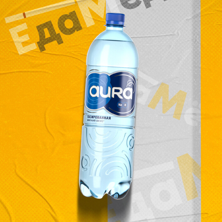 Вода среднегазированная «Aura»