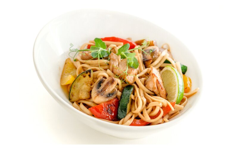 Wok с курицей