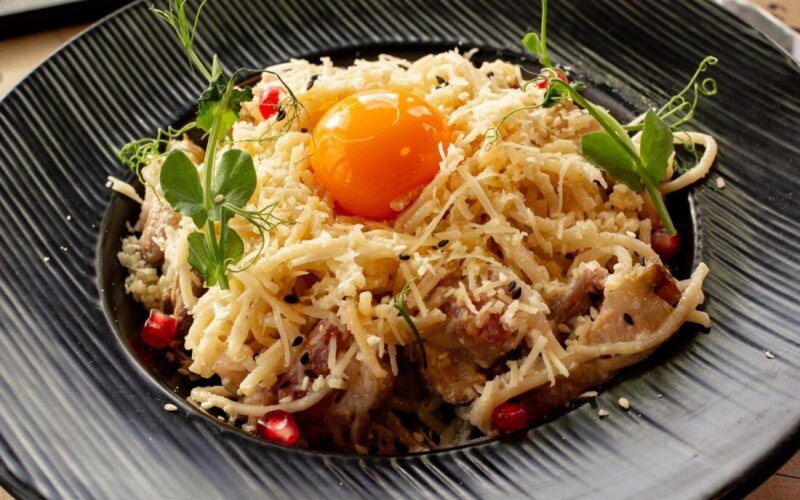 Карбонара с беконом