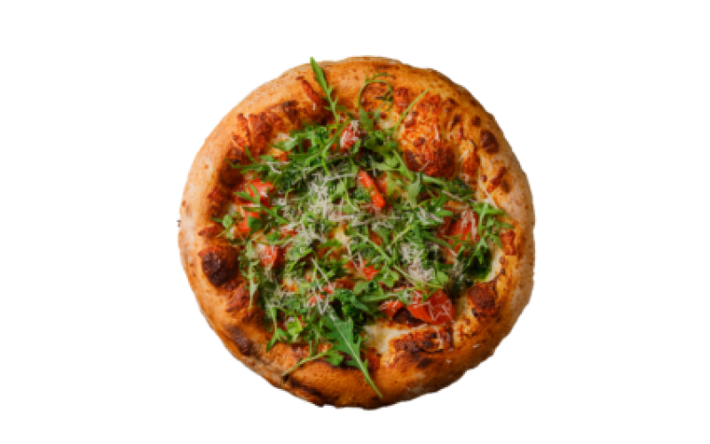 Пицца с форелью