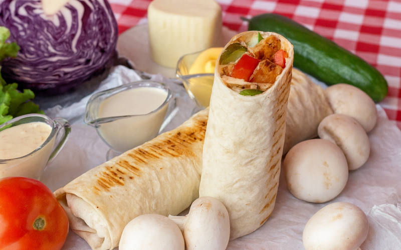 Шаурма куриная «Карри»