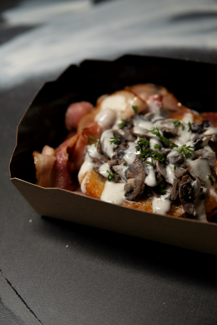 Хашбраун с колбасками