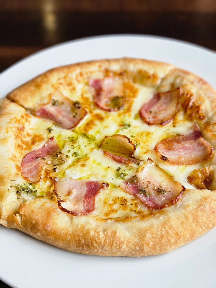 Хачапури с беконом