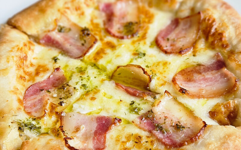 Хачапури с беконом